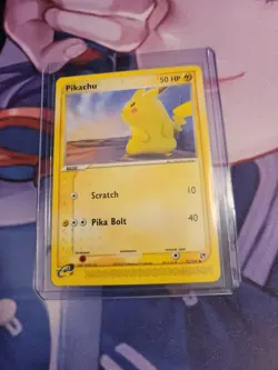 VTG 2003 Pokemon TCG: EX-Sandstorm Pikachu e-Reader Common Card #72/100 HTF RARE - Image 1