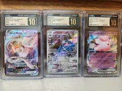 Pokemon 3 Cards CGC 10 Pristine Graded Japanese Lot - Image 1