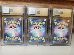 Pokemon 3 Cards CGC 10 Pristine Graded Japanese Lot - Image 2