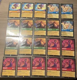 Fabled Disney Lorcana Lot Of 20 Legendary Cards All Pack Fresh Mint Listed Below - Image 1