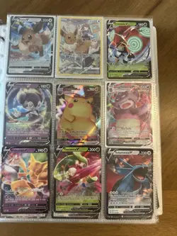 Pokemon Cards lot binder V Max, Reverse Holos, Holos, Charizard 350+ Cards - Image 2