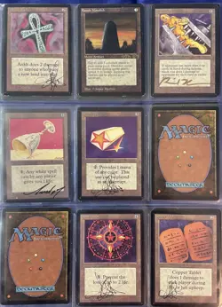 232-CARD M:tG MTG BETA Set with 226 SIGNED by 24 Different ARTISTS!! - Image 2