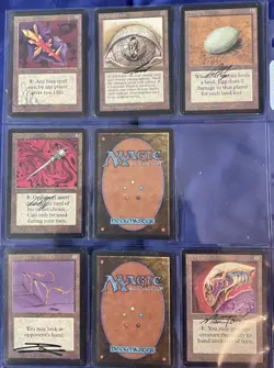 232-CARD M:tG MTG BETA Set with 226 SIGNED by 24 Different ARTISTS!! - Image 3