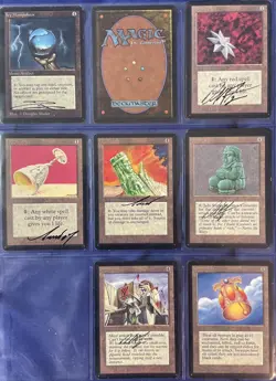 232-CARD M:tG MTG BETA Set with 226 SIGNED by 24 Different ARTISTS!! - Image 4