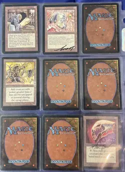232-CARD M:tG MTG BETA Set with 226 SIGNED by 24 Different ARTISTS!! - Image 5
