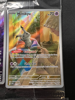 Pokemon TCG ETB Sealed Promo S&V Mixed Card Lot of 4 Mimikyu Pecharunt Ogerpon - Image 3