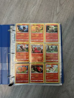 Pokemon Card Collection Binder Lot 261+ Cards Random Mix Great Condition Bulk - Image 1