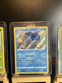 Suicune Scyther and Alolan Vulpix Baby Shiny Lot of 3 Pokemon Cards NM/M - Image 2