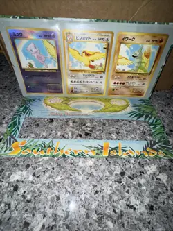 Pokemon Japanese 1999 Southern Islands Rainbow Island Sky Set NM 3 Card Set - Image 2