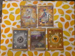 Pokemon Evolving Skies GOLD Card Lot Of 5, 226 227 234 235 237 Pack Fresh NM+ - Image 1