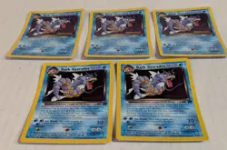 Vintage Lot 5 Pokemon TCG Dark Gyarados Prerelease Holo 1999-2000 Card 8/82 - Image 4