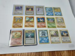 Base Set Pokemon Lot - 15 Cards LP to MP - Includes Dragonair & Trainers - Image 1
