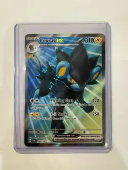 Luxray ex 195/167 SV06: Twilight Masquerade Ultra Rare Pokemon Card NM - Image 1