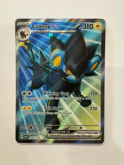 Luxray ex 195/167 SV06: Twilight Masquerade Ultra Rare Pokemon Card NM - Image 2