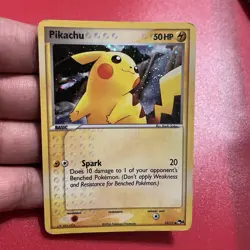 Pikachu 13/17 POP Series 4 Holo Rare Pokemon Card MP - Image 1