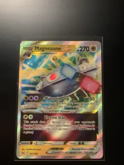 Magnezone VSTAR 057/196 Lost Origin Ultra Rare Holo Pokemon TCG Card NM - Image 1