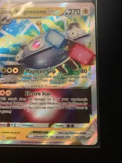 Magnezone VSTAR 057/196 Lost Origin Ultra Rare Holo Pokemon TCG Card NM - Image 4