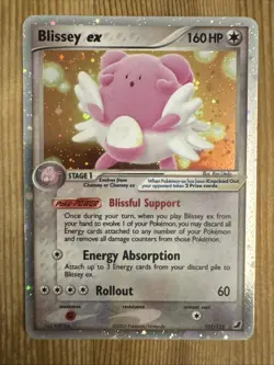 Blissey ex 101/115 2005 EX Unseen Forces Pokemon Card Nintendo Holo Rare NM/VLP - Image 1