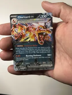 Charizard ex 054/091 Paldean Fates Pokemon Card TCG - Image 1