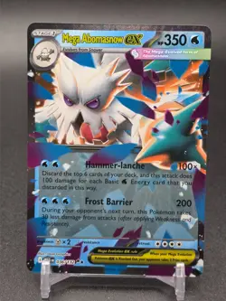 Pokemon TCG Mega Abomasnow ex 157/132 2025 Mega Evolution Ultra Rare Card - NM - Image 1