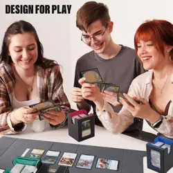 5 in 1 Magnetic Card Storage Box - Elegant Solution for 400+ Cards, Dice Tray - Image 4