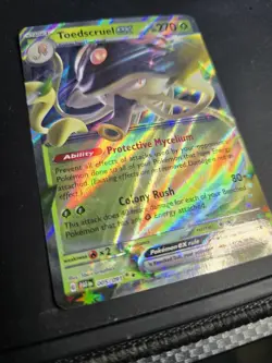 POKEMON TCG TOEDSCRUEL EX 005/091 PALDEAN FATES DOUBLE RARE HOLO CARD NM - Image 2