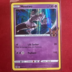 Mewtwo 056/172 Holo Trick Or Trade Stamped Halloween Pokemon Card - Image 3