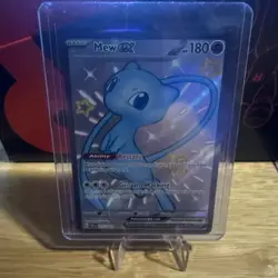 Mew EX 180 HP Pokemon Trading Card Holo Rare 216/091 - Image 1