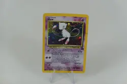 2000 Pokemon Black Star Mew #9 Holo Promo Pokemon League TCG Card MP - Image 1