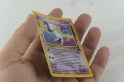 2000 Pokemon Black Star Mew #9 Holo Promo Pokemon League TCG Card MP - Image 3