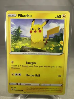 Pikachu Regular Common Lightning 2021 EVOLVING SKIES Pokemon TCG Card 049/203 - Image 1