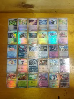 Pokemon Card Lot of 30 Poke Ball Cards from Prismatic Evolutions - Image 1