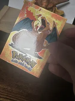 Topps 1999 Charizard Holo Trading Card Pokemon TCG LP - Image 2