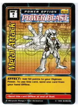 Metal Attack - ST-53 - NM/M - Digital Monsters Starter Deck 1999 - Digimon Card - Image 1