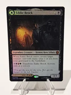 Eddie Brock - MTG - Marvel Spider-Man MYTHIC #0055 (NM, FOIL) - Image 1