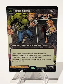 Eddie Brock Venom - MTG - Marvel Spider-Man MYTHIC #0224 (NM, FOIL) - Image 1