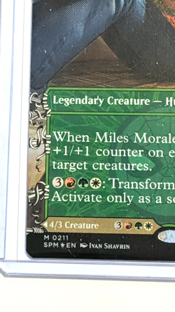 Miles Morales Ultimate Spider-Man M0211 Foil - Marvel MTG NM - Image 3
