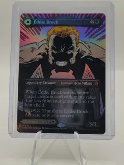 Venom, Lethal Protector/Eddie Brock MTG Spider-Man Mythic Borderless Foil #233 - Image 2