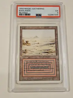 MtG - Badlands Revised Edition Regular PSA 5 - Image 1