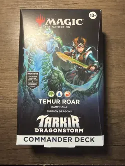 Magic The Gathering: Tarkir Dragonstorm Temur Roar Commander Deck New SEALED MTG - Image 1