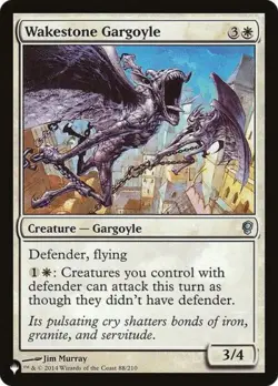 Wakestone Gargoyle - Light Play MTG The List - Image 1