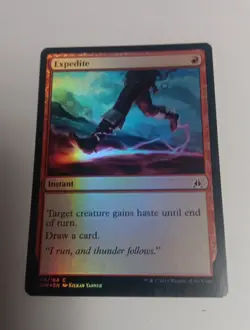 1x Foil Expedite Oath of the Gatewatch MTG Magic the Gathering Card - Image 2