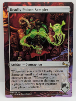 MTG Deadly Poison Sampler Unstable Regular NM - Image 1