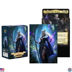 100 Cat Warlock MTG Card Sleeves + 100 Inner Sleeves - Textured Art for Cards - Image 2