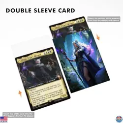 100 Cat Warlock MTG Card Sleeves + 100 Inner Sleeves - Textured Art for Cards - Image 4