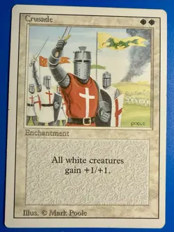 1 BANNED MTG Magic The Gathering Cruzade | Revised Edition 3ED | 1994 | NM - Image 1