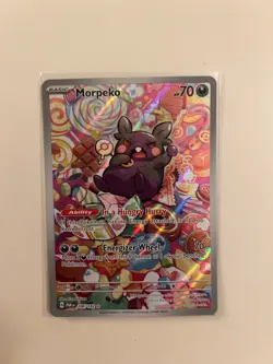 Pokemon TCG Morpeko 206/182 Paradox Rift Illustration Rare - NM/M - Image 1