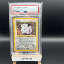 Clefairy 006/130 Base Set 2 Holo 2000 Pokemon PSA 8 - Image 1