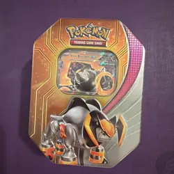 Pokemon Paradox Destinies Tin, Iron Boulder Ex Future, New. & Sealed - Image 1