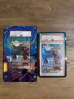 Pokemon Evolving Skies Secret Rare Umbreon VMAX 215/203 PSA 9 Mint Condition - Image 1